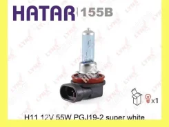����� H11 12V 55W PGJ19-2 Super White Lynxauto L11155B L11155B ����