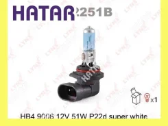 ����� HB4 9006 12V 51W P22D Super White Lynxauto L12251B L12251B ����
