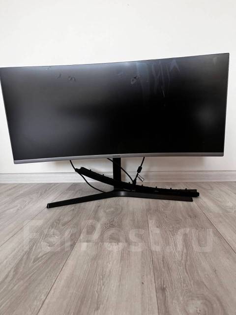 Продам монитор игровой изогнутый, Samsung, ЖК (LCD, LED, QLED), 34", б ...