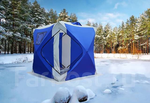 Палатка куб для зимней рыбалки traveltop 240*240*h215, новый, в наличии ...