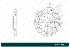 ���� ��������� ��������-� G-brake Nissan Fairlady Z 350Z Infiniti G35 GFR20840L ����