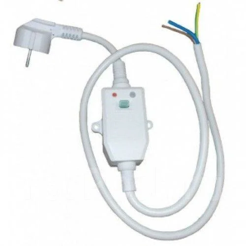 Кабель водонагревателя с УЗО, ZJLB-16-1, 1м 10mA, max3680W - Запчасти и ...