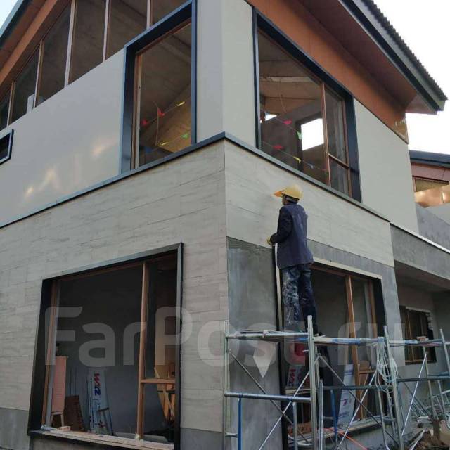 Монтаж фасадов, отделка фасадов! Жидкий камень, декоративная краска во ...