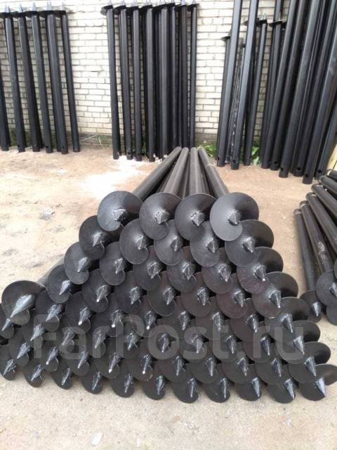 Сваи винтовые из буровой трубы. Цены от производителей, в наличии. Цена ...