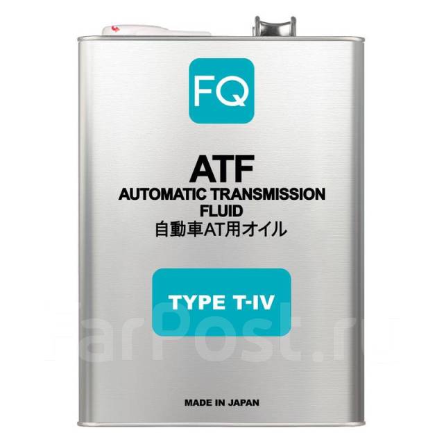 Трансмиссионное масло FQ ATF TYPE T-IV, 4л FQ Fujito Quality ...