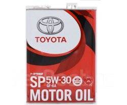 Моторное масло Toyota SP/GF-6 5W30 оригинал (Япония) - Моторные масла ...