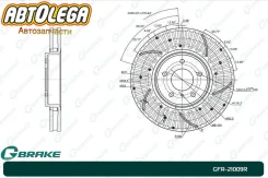���� ��������� ��������-� �. G-brake Nissan Infiniti QX70/FX35/45 � 05- GFR-21009R ����