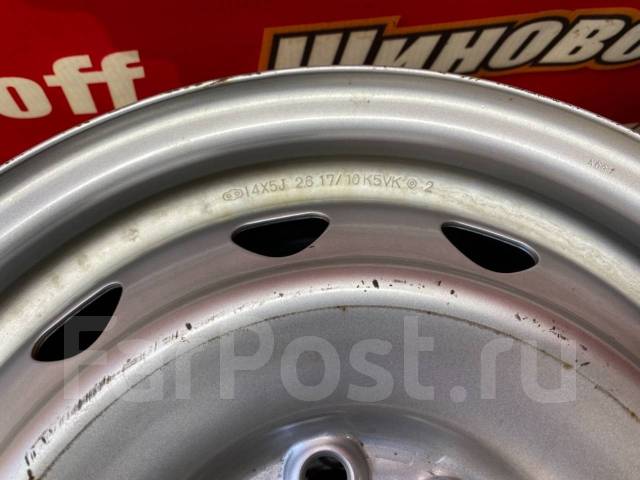 Комплект штампованных дисков R14 4x100 / 4x114,3 5J из Японии, Topy, 14 ...