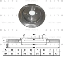 ���� ��������� ������ LAND Rover Range Rover Vogue III 2002-2012 BS0285 ����