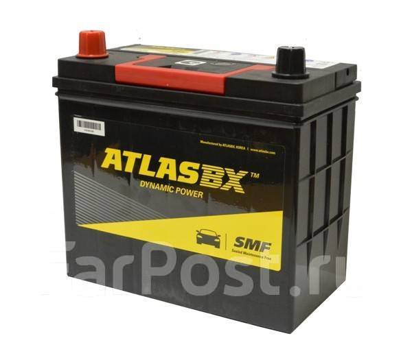 Аккумулятор Atlas MF 55B24R 45Ач 430А. Корея 2022/-200р за АКБ ...