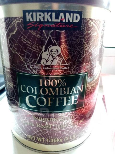 Кофе молотый Kirkland Signature 1.36 кг (3 lb) - Безалкогольные напитки ...