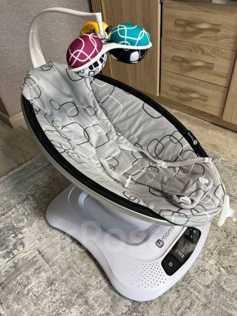 Продам электрокачелю 4 Moms MamaPy 4.0 серый плюш - Качели, шезлонги ...