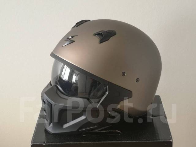 Мото шлем трансформер Scorpion EXO Covert-X (fiberglass) - размер L, XL ...