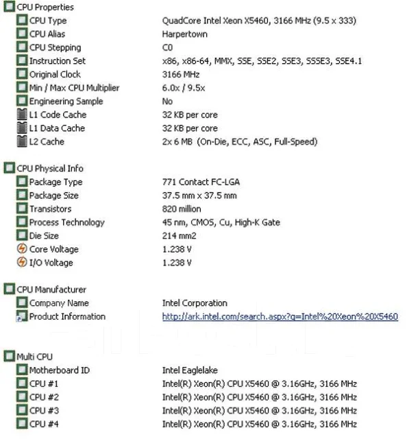 Intel Xeon X5460. ��� ����� �� ������������ ����