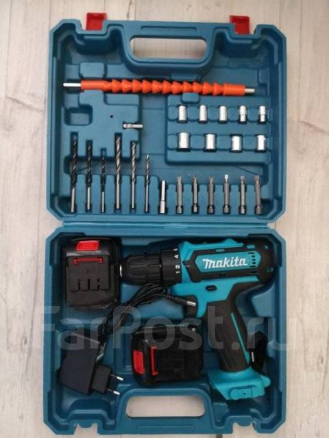 Шуруповерт makita 18 V, новый, в наличии. Цена: 2 400₽ во Владивостоке