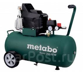 Компрессор воздушный Metabo Basic 250-50w. 1,5 кв. 50л. 200л/мин. 8бар ...