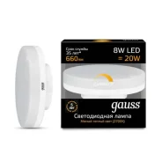 ����� ������������ ����������� GX53 8���� 3000K 78*25�� 108408108-D �� GAUSS ����