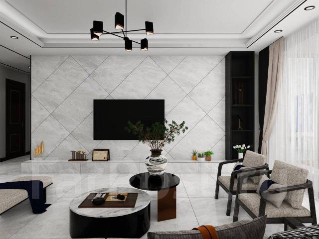 Керамогранит - Империал Грей. Глянец. Цвет: серый мрамор. 1200x600, в ...