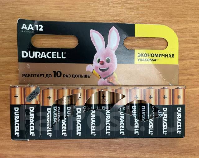 Батарейки пальчиковые и мизинчик Duracell и GP - AAA, АА, D2, новый, в ...