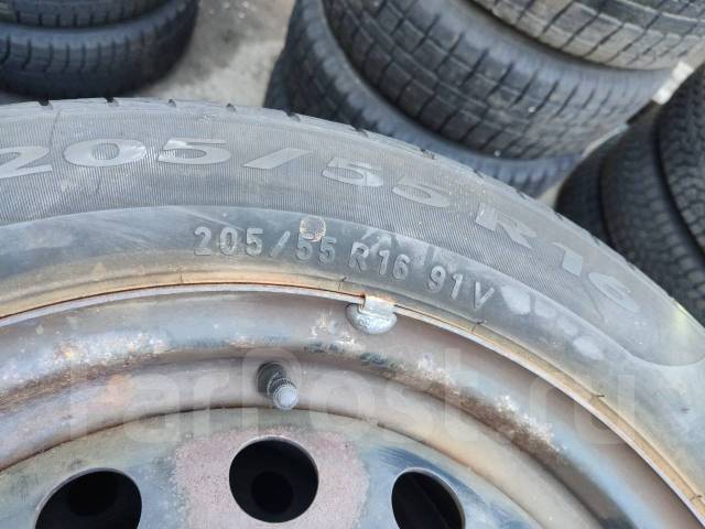 Колеса 205/55/R16 на железных дисках Pirelli Cinturato P1 - Колёса во ...