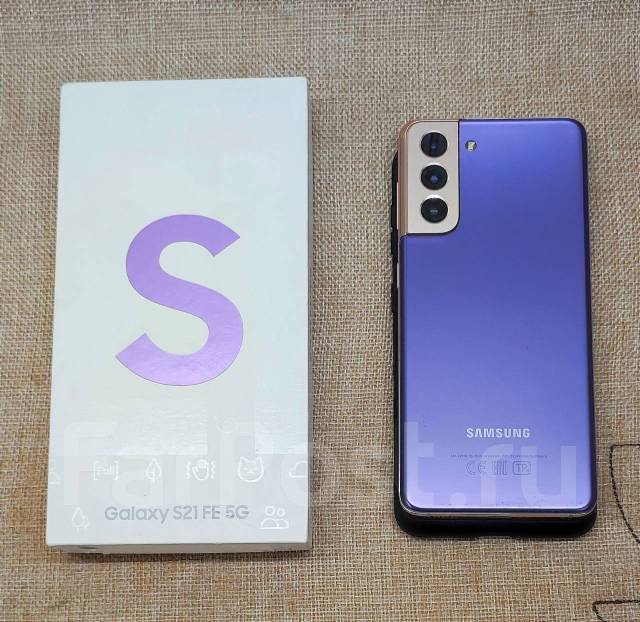 Samsung Galaxy S21FE 5G 8/256gb. Полный комплект, 6.40", моноблок ...