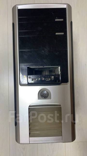 Корпус настольного компьютера с кнопкой пуск, usb port, подсветка ...