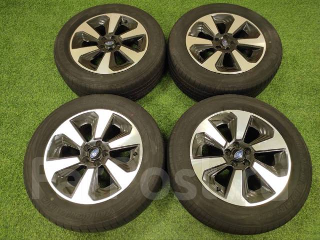 Колеса Subaru R17 7JJ +48 c резиной Yokohama Geolandar G91 225/60R17 ...