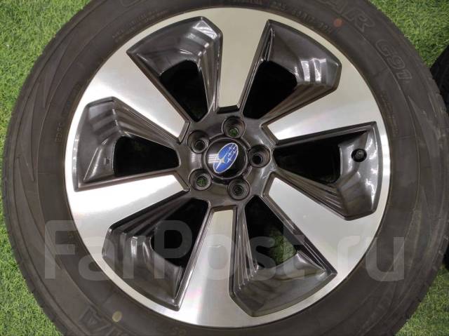 Колеса Subaru R17 7JJ +48 c резиной Yokohama Geolandar G91 225/60R17 ...