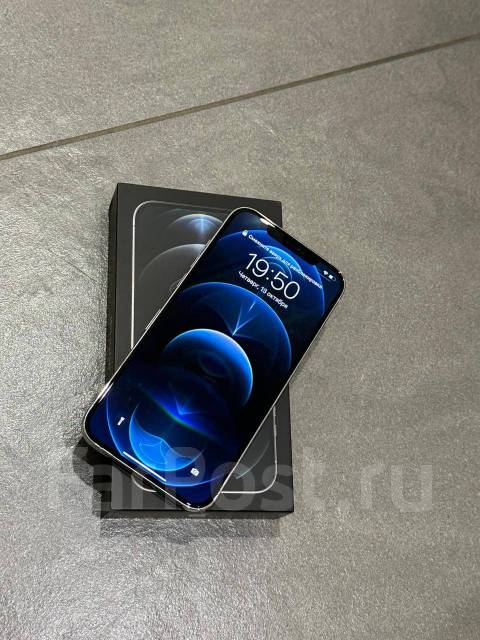 Продам iPhone 12pro Max 256GB Белый! Оригинал, 6.70", моноблок, б/у, в ...
