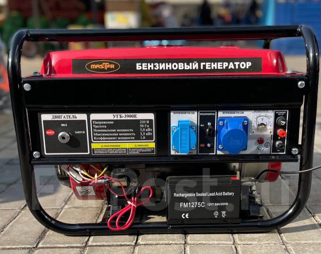 Генератор бензиновый 3,5 квт с электростартером, в наличии. Цена: 22 ...