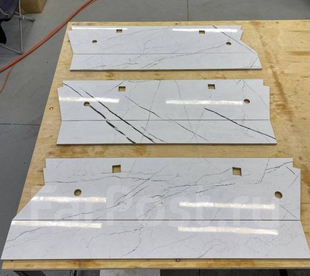 Гидроабразивная резка керамогранита, кафеля, металла, гранита, мрамора ...