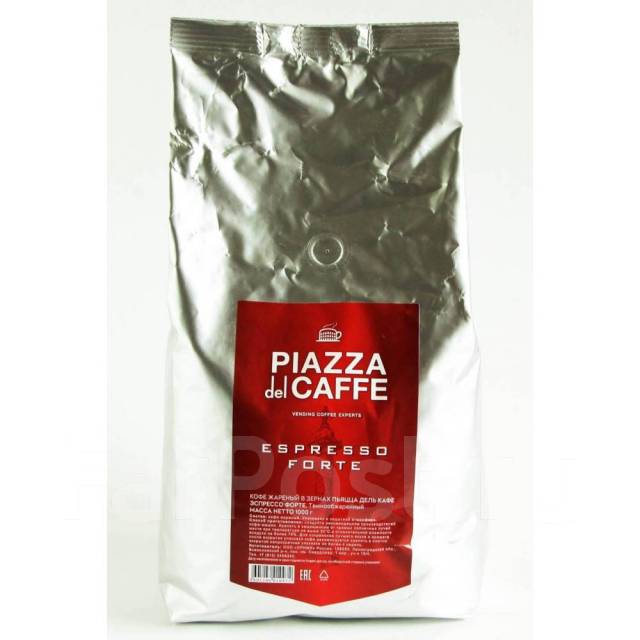 Кофе Piazza Del Caffe Espresso Forte зерно 1000г, в наличии. Цена: 1 ...