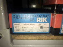 ������ ��������� D80.0 ES std RIK 16027STD Honda ����� 16027STD ����