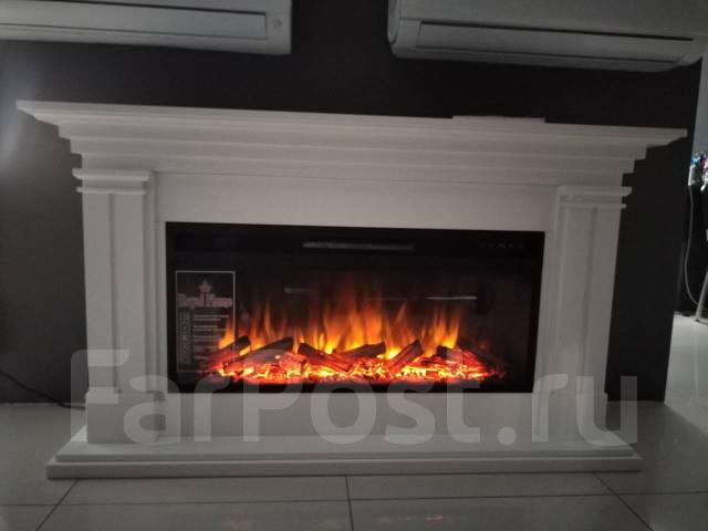 Электрокамин Royal Flame Vision 42 LOG LED + пopтал Lyon 42 ...
