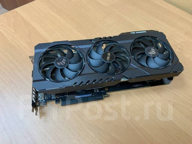 ASUS TUF Gaming 3060Ti 8Gb, б/у, в наличии. Цена: 32 000₽ во Владивостоке