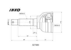 ���� ������� 23/19 | ����� ����/��� | INKO 327001 327001 ����