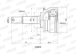 ���� ������� 23/22 | ����� ����/��� | INKO 320034 320034 ����