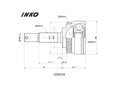 ���� ������� 23/22 ABS 42 | ����� ����/��� | INKO 320034A 320034A ����
