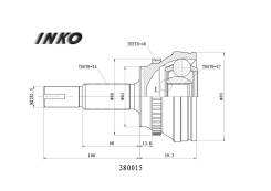 ���� ������� 26, 27 ABS 48, �������� ������, ����� ��� Toyota Camry ����� INKO 380015 380015 ����