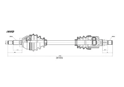 ��� ��������� � ����� 25/23 �������� ����� ��� FORD Focus, Volkswagen POLO 1.3 inko 207056 207056 ����