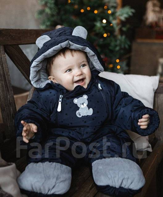 Продам зимний комбинезон BabyGo с шапочкой, 74 размер, 1000 руб ...