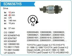 ������� �������� Toyota Land Cruiser 4.2 TD (HZJ7_V)[1H-Z,1HD] 01.1990-12.1995 Krauf SDN6567 ����