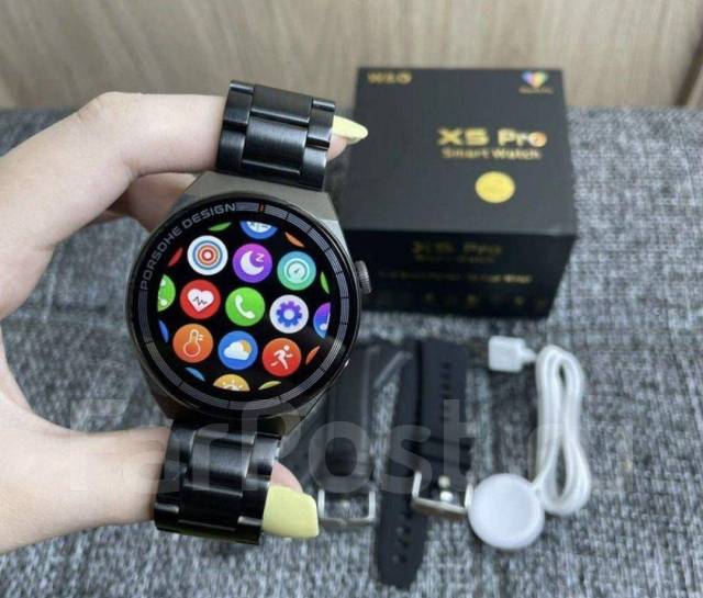 Умные часы/smart watch X5 PRO(huawei watch) круглые. Доставка по ПК ...