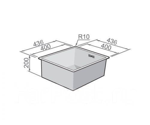 Кухонная мойка нижнего монтажа RODI Box line 40 Португалия, в наличии ...
