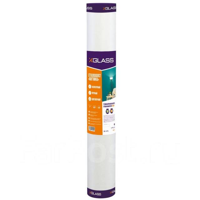 Стеклохолст X-Glass 1x50 м, 40 гр/м2, в наличии. Цена: 1 400₽ в Хабаровске
