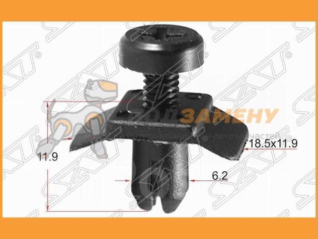 Клипса бампера Nissn (1 шт) SAT / STKJ687 купить во Владивостоке по ...