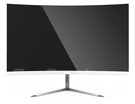 Монитор игровой Rumison 24" 165hz изогнутый (белый), ЖК (LCD, LED, QLED ...