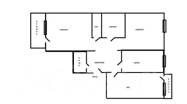 3-х комнатная квартира ул.Кирова д.101 - Купить 3-комнатная квартиру во ...