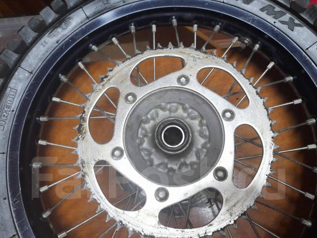 Колесо заднее на мотоцикл Yamaha 100/90-19 57M, б/у, в наличии. Цена ...