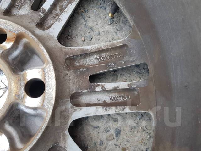 Литье Toyota R16, 16", 1 шт, Ширина диска 7.0", 5x114.3, 4 шт, б/у, в ...